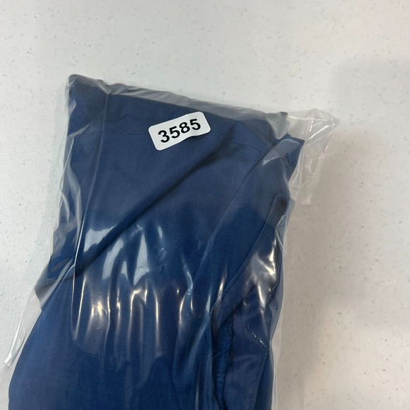 Reiss Women Tie Waist Asymmetrical Mini Dress 2 Navy Blue Capsule Classy Work - Picture 12 of 12